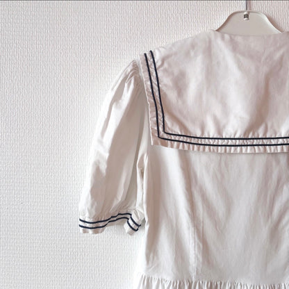 Vintage Laura Ashley Sailor Dress M