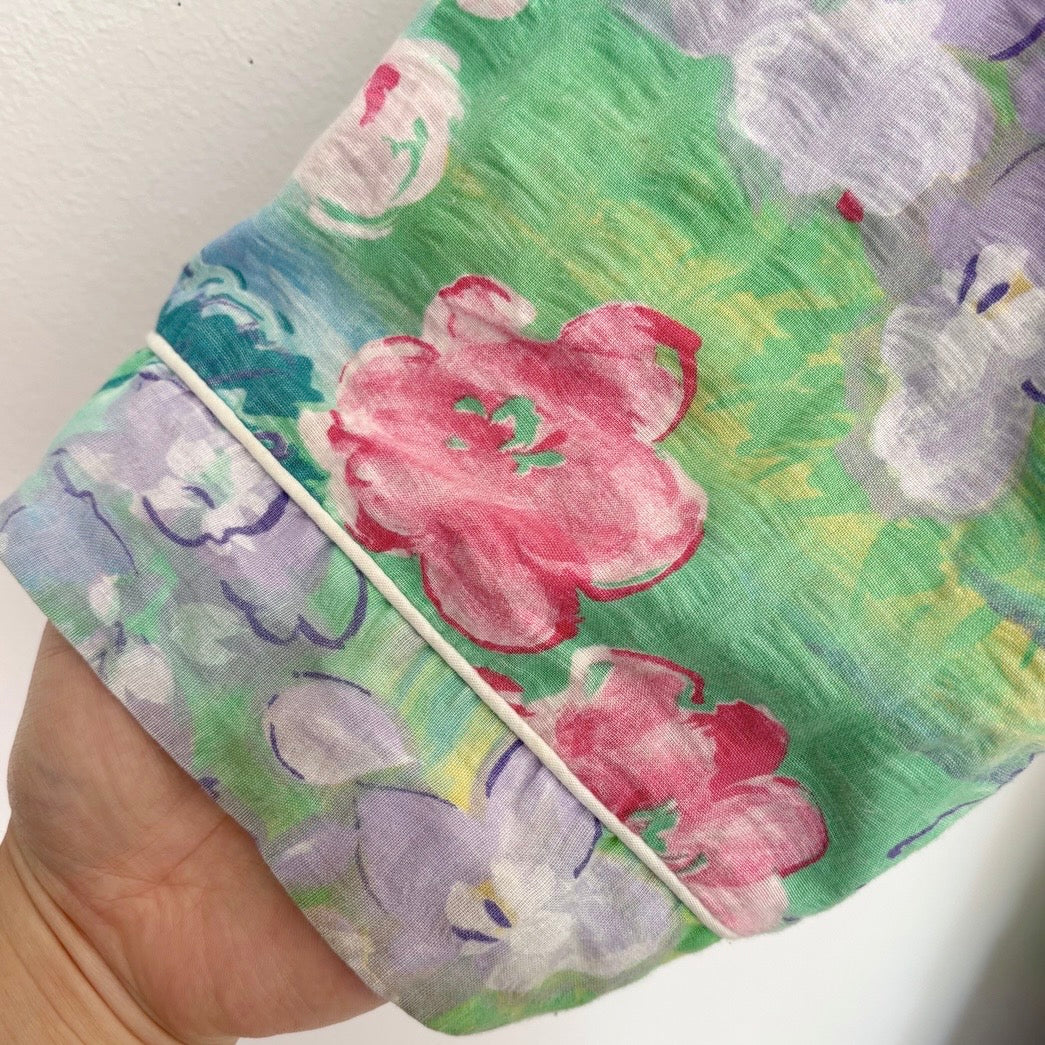 Watercolor Floral Robe L