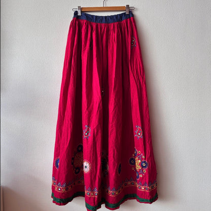 Vintage Indian Embroidered Skirt