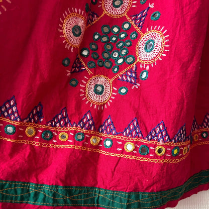 Vintage Indian Embroidered Skirt