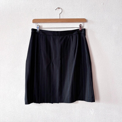 Ivo Nikkolo Virgin Wool Pinstripe Skirt Suit Set M/L
