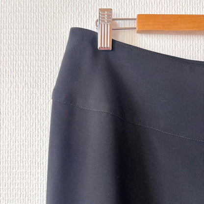 Vintage Thierry Mugler Black Sculpted Pencil Skirt L