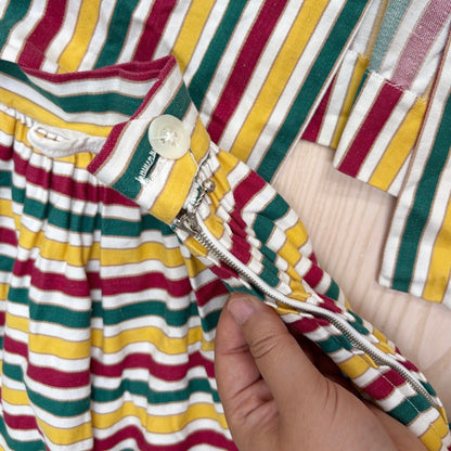 Handmade Striped Three-Piece Set XXS
