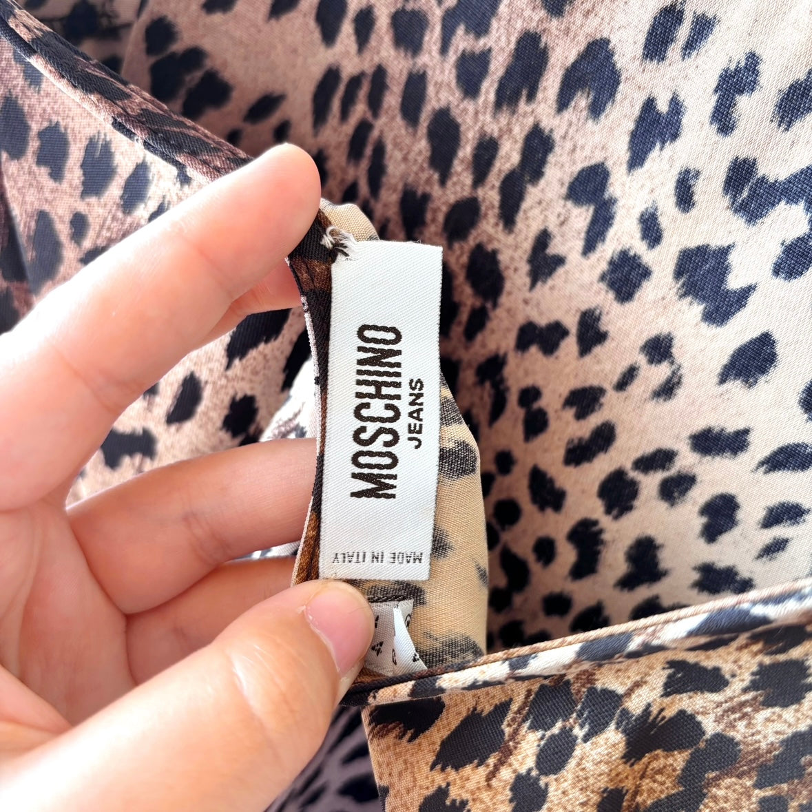 Moschino Leopard 90s Dress