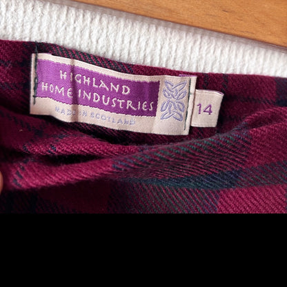 Scottish Wool Skirt M/L