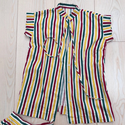 Handmade Striped Three-Piece Set XXS