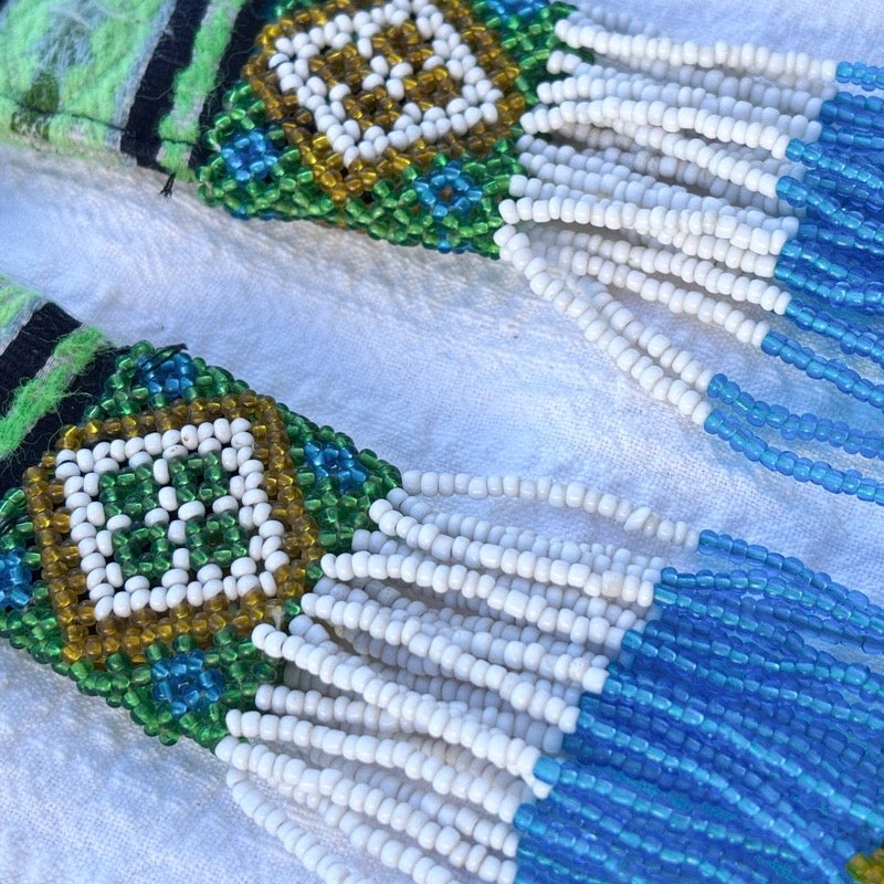 Chinese traditional Miao belt Green