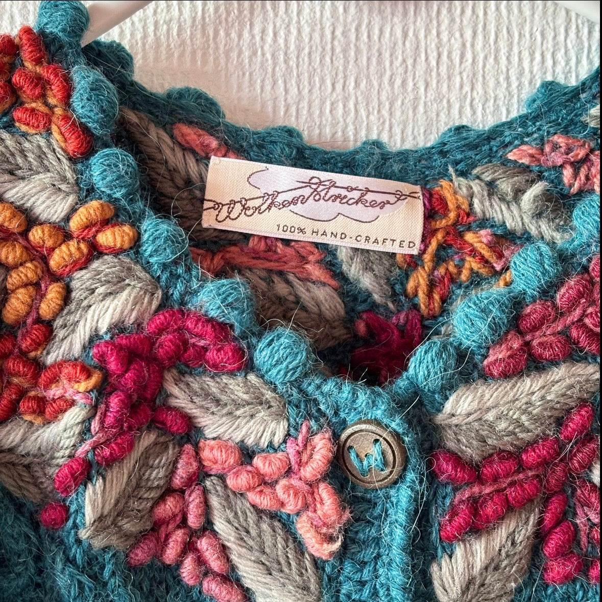 Handmade Wolkenstricker Textured Knit Sweater