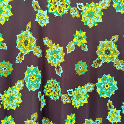 Retro Boho Folk Print Maxi Dress