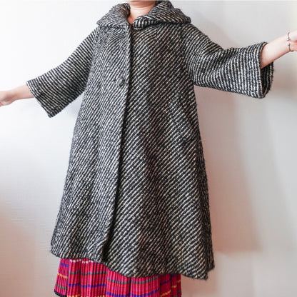 Vintage Lilli Ann Paris Wool Swing Coat