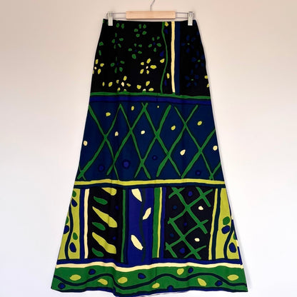 Vintage Handmade Cotton Maxi Skirt