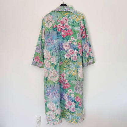 Watercolor Floral Robe L