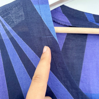 Vintage Marimekko Geometric Cotton Dress M/L