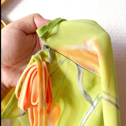 Y2K Light Green Summer Set M