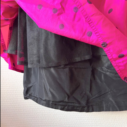 Vintage 80s Carven Boutique Paris Silk Party Dress S/XS