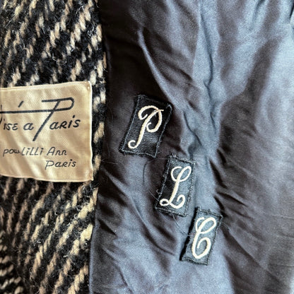 Vintage Lilli Ann Paris Wool Swing Coat