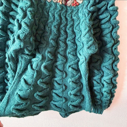 Handmade Wolkenstricker Textured Knit Sweater