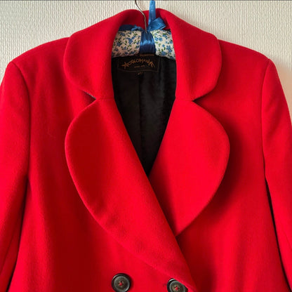 Vivienne Westwood Red Heart Collar Coat