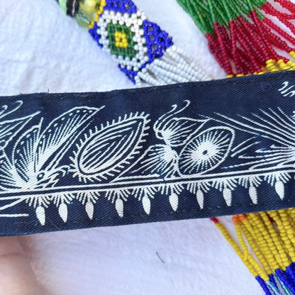 Chinese traditional Miao belt Red