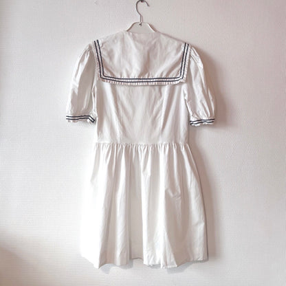 Vintage Laura Ashley Sailor Dress M