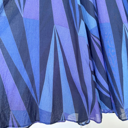 Vintage Marimekko Geometric Cotton Dress M/L