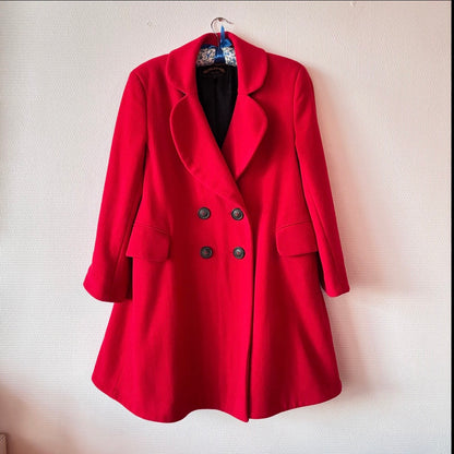 Vivienne Westwood Red Heart Collar Coat