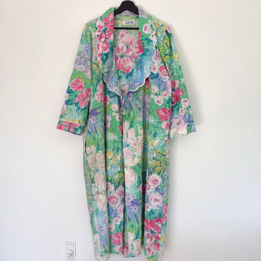 Watercolor Floral Robe L