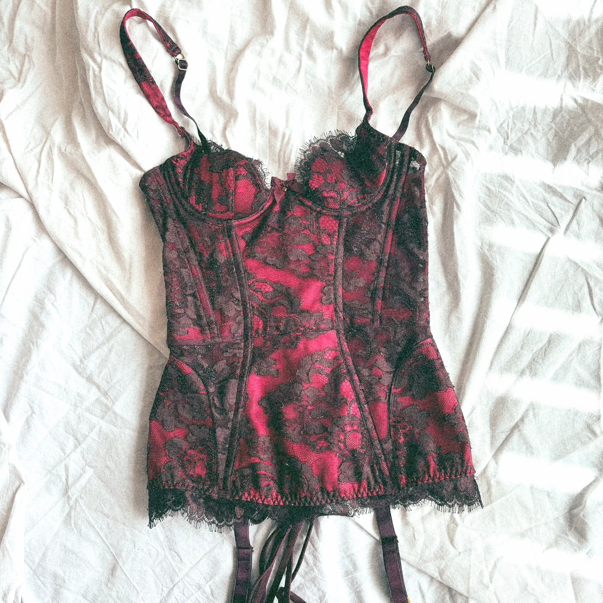 Front-view of Agent Provocateur corset