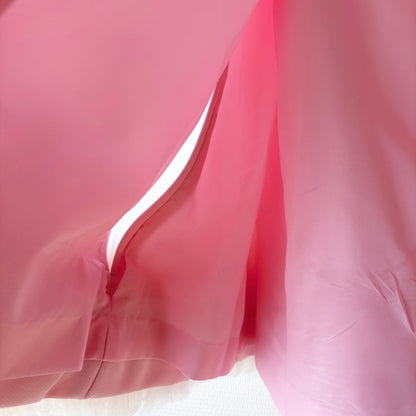 Interior view of the Lilli Ann Pastel Pink Fur Vintage Cape