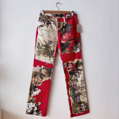 Front view of Roberto Cavalli Y2K Low-Waist Jeans